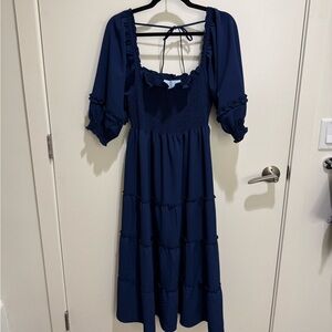Hill House Navy Nesli Nap Dress, Size: XL